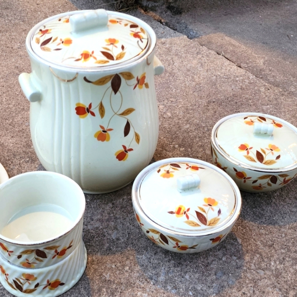 Hall Autumn Leaf Cookie Jar